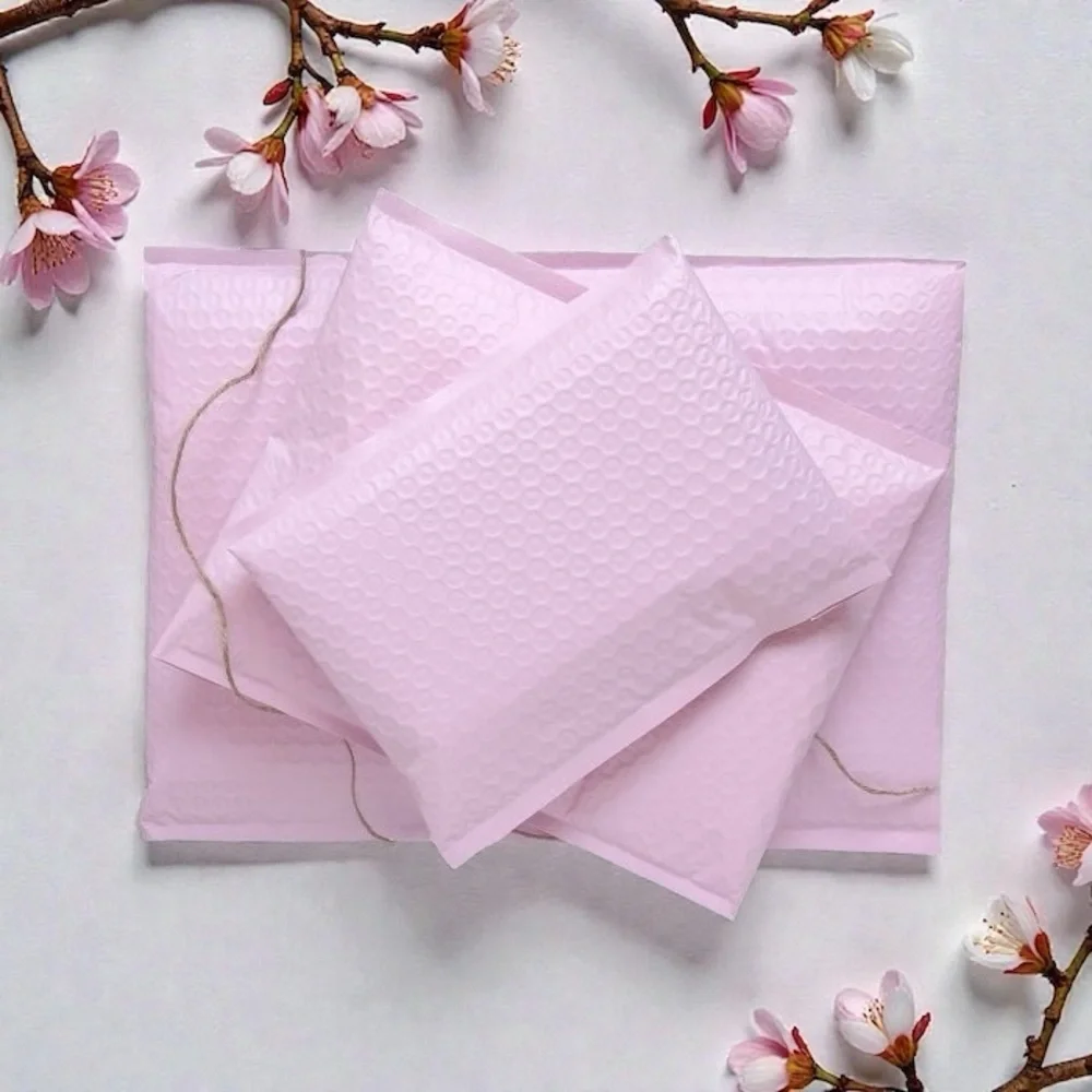 Pink 10.5”x16” Poly Bubble Mailer - Picture 6 of 6